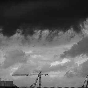 Himmel über Flensburg SW